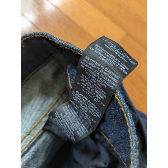 Tory Burch High Rise Straights Jeans Dark Wash Size 32 Excellent Condition - Picture 6 of 9